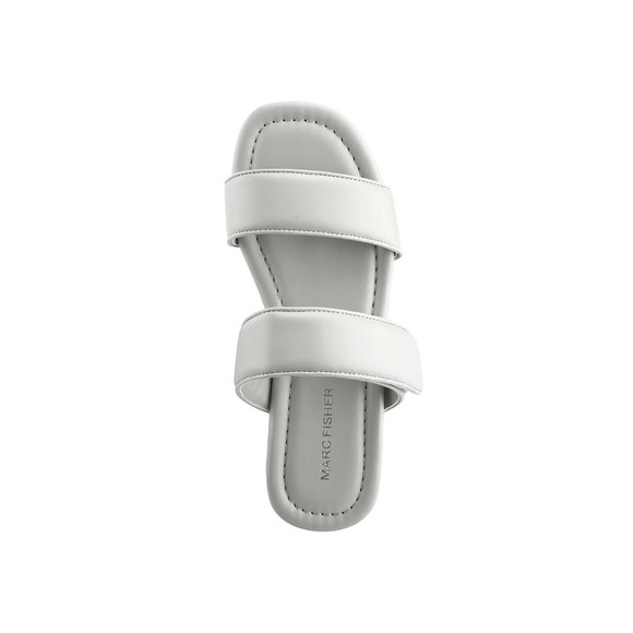 Marc Fisher NEW Womens Keena Gray Open Toe Slipper Sandals Slides size 10M NIB - Picture 2 of 6